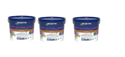 Bostik Cementone Rapid Setting Cement 10KG Pack of 3