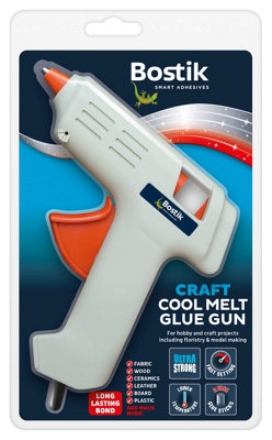 Bostik Craft Cool Melt Glue Gun + 2 Free Glue Adhesive Sticks