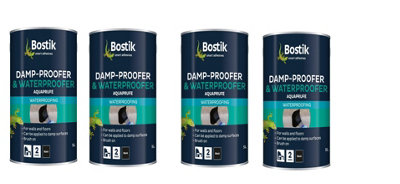 Bostik Damp-Proofer & Waterproofer 5L Pack of 4