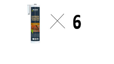 Bostik Express Pointing Mortar Buff 310ml Pack of 6