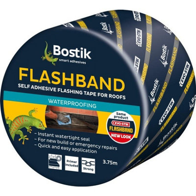 Bostik Flashband Original Flashing Tape Black (3.8m x 150mm)