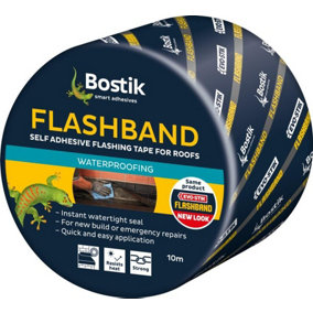 Bostik Flashband Original Flashing Tape Grey (3.7m x 75mm)