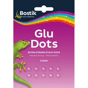 Bostik  Glu Dots Extra Strength Permanent 10mm Pack of 64 (12 packs)