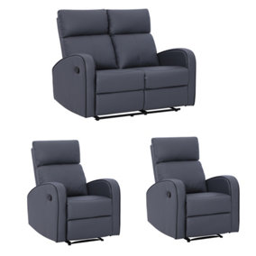 Boston Bonded Leather Recliner-2+1+1 SEATER