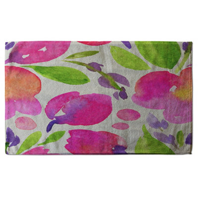 Botanical background (Bath Towel) / Default Title