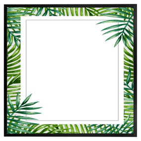 Botanical border (Picutre Frame) / 20x20" / Brown