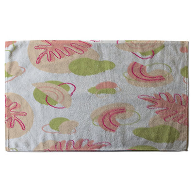 botanical elements with line art (Bath Towel) / Default Title Price Comparisons | Compare The Build