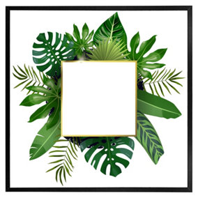 Botanical frame (Picutre Frame) / 30x30" / Brown