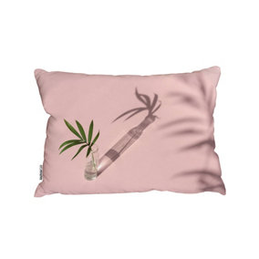 Botanical Leaf On Pink (Cushion) / 30cm x 45cm