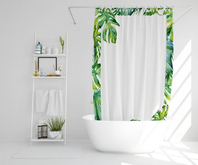 Botanical Leaves Border (Shower Curtain) / Default Title Price Comparisons | Compare The Build