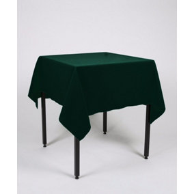 Bottle Green Square Tablecloth 121cm x 121cm (48" x 48")