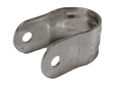 Bottom Pipe Clip Vertical Mount 25MM Stainless Steel (Tube Cable Rope)