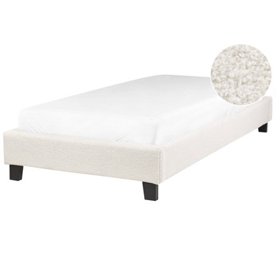 Boucle EU Single Bed Cream Beige ROANNE