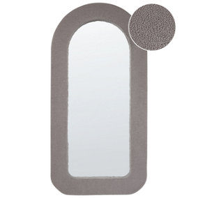 Boucle Wall Mirror 120 Taupe CERVON