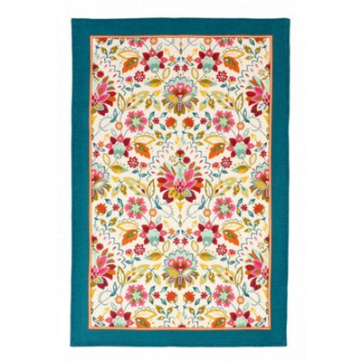 Bountiful Floral Floral Print 100% Cotton Tea Towel Price Comparisons | Compare The Build
