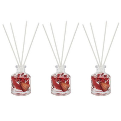Boutique Berry & Bay Floral Reed Diffuser Set of 3 Gift Set