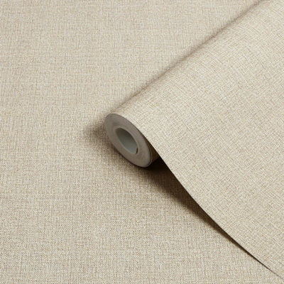 Boutique Breeze Texture Natural Metallic Shimmer Wallpaper