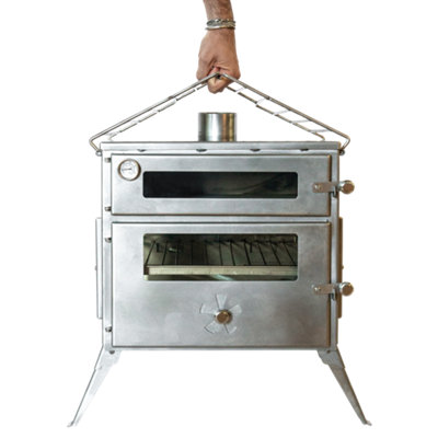 Boutique Camping - Pizza Oven Plus Woodburning Stove | DIY at Bu0026Q