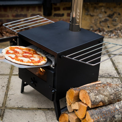 Boutique Camping - The Original Pizza Oven Woodburning Stove | DIY at Bu0026Q