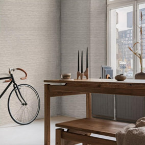 Boutique Chunky Weave Natural Textured Wallpaper