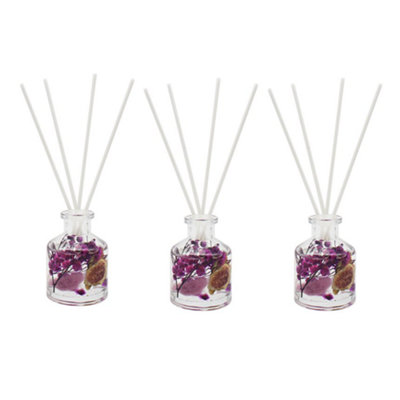 Boutique Fig & Lotus Floral Reed Diffuser Set of 3 Gift Set - 5