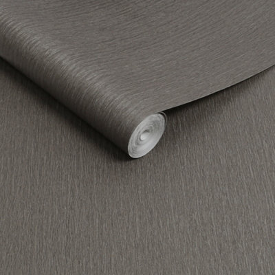 Boutique Grain Texture Brown Wallpaper