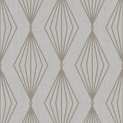 Boutique Marquise Geometric Pearl Wallpaper