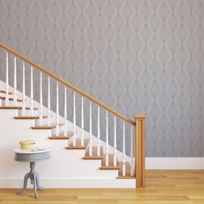 Boutique Marquise Geometric Pearl Wallpaper