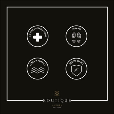 Boutique Marquise Geometric Smokey Quartz Wallpaper
