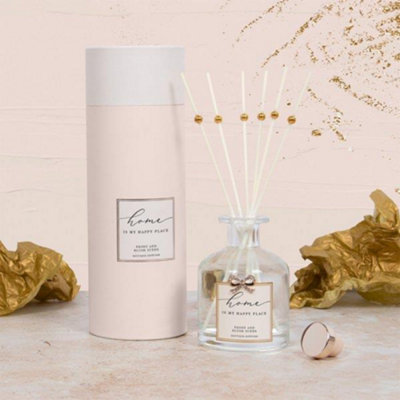 Boutique Reed Diffuser with Encrusted Bow Embellishment - Home