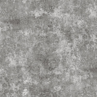 Boutique Urban Concrete Grey Textured Plain Wallpaper