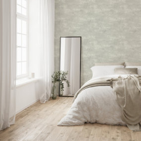 Boutique Urban Plaster Cream Textured Plain Wallpaper