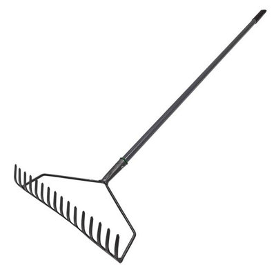Bow Rake 16 Tooth With Fibreglass handle And Rubber Grip Easy Use Great ...