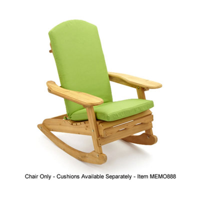 Bowland Adirondack Wooden Rocking Chair - 4