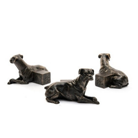 Boxer Dog Plant Pot Feet - Set of 3 - L8 x W11 x H7.5 cm