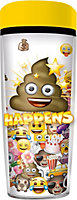 Boyz Toys Emoji Poo Happens 533ml Insulated Travel Mug