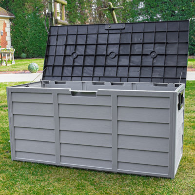 BPS Deluxe 290L Outdoor Garden Furniture Storage Box - All Weather ...