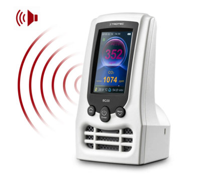 BQ30 CO2 Monitor and Particle Measuring Device