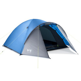 Bracken 4 Man Tent With Porch Waterproof at 3000mm HH Camping Festival Trail