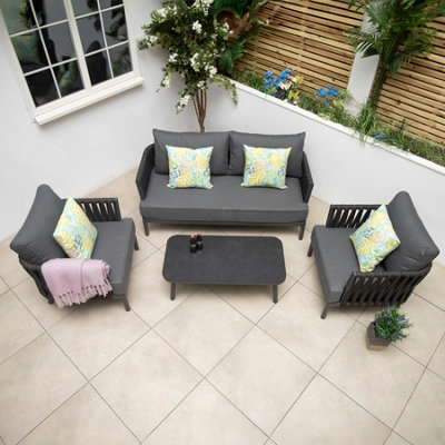 Bracken Outdoors Maldives Rope Lounge Sofa Garden Furniture Set