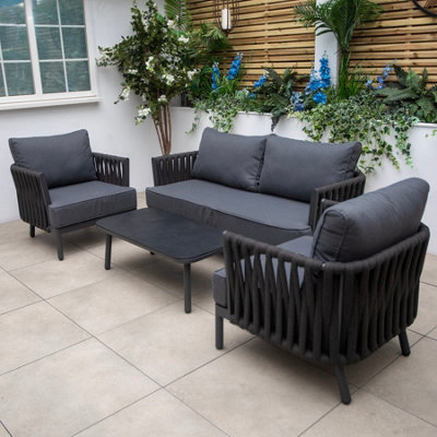 Bracken Outdoors Maldives Rope Lounge Sofa Garden Furniture Set - 6