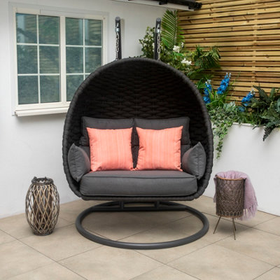 Bracken Outdoors Monaco Rope Double Hanging Egg Chair