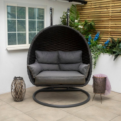 Bracken Outdoors Monaco Rope Double Hanging Egg Chair