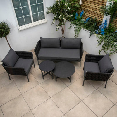 Bracken Outdoors Monaco Rope Lounge Sofa Garden Furniture Set