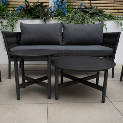 Bracken Outdoors Monaco Rope Lounge Sofa Garden Furniture Set - 4