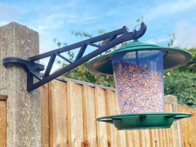 Bracket for Concrete Fence Posts for  Hanging Bird Feeders, Plant Pots