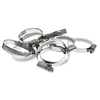 Bradas 10 x 10-16mm Stainless Steel Hose Clips Pipe Clamps - Jubilee Type