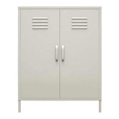 Bradford Metal Cabinet with 2 Doors Taupe