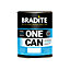 Bradite One Can Eggshell Multi-Surface Primer and Finish (OC64) 1L - Black
