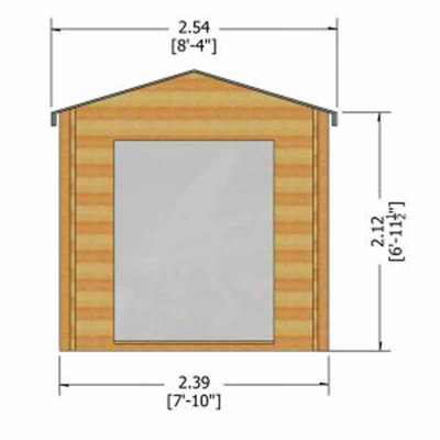 Bradley 19 mm Log Cabin 10 x 10 Feet - 5